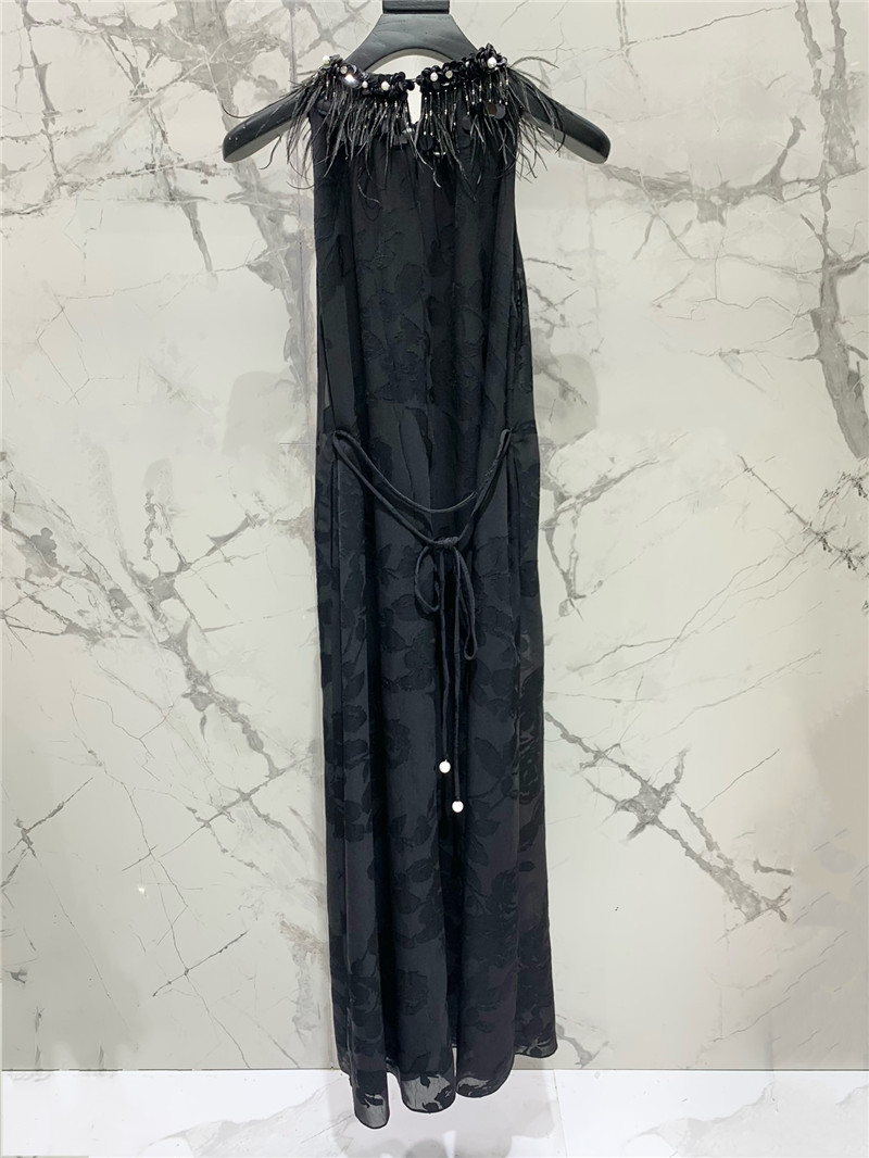 Y51 rayon satin cutout dress replica clothes