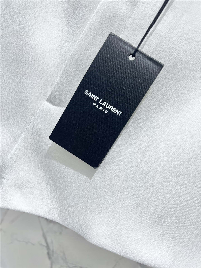 y51 acetate satin D1am0nd button shorts replica d&g clothing