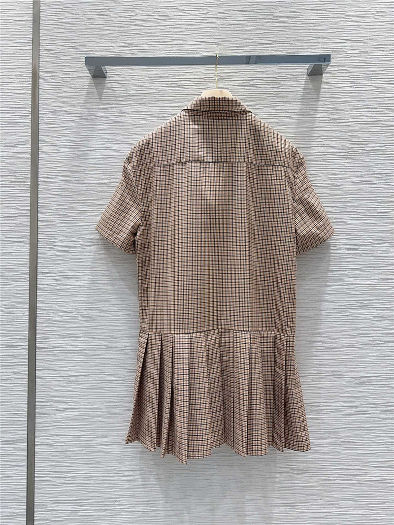 M1um1u short sleeve shirt dress replicas clothes