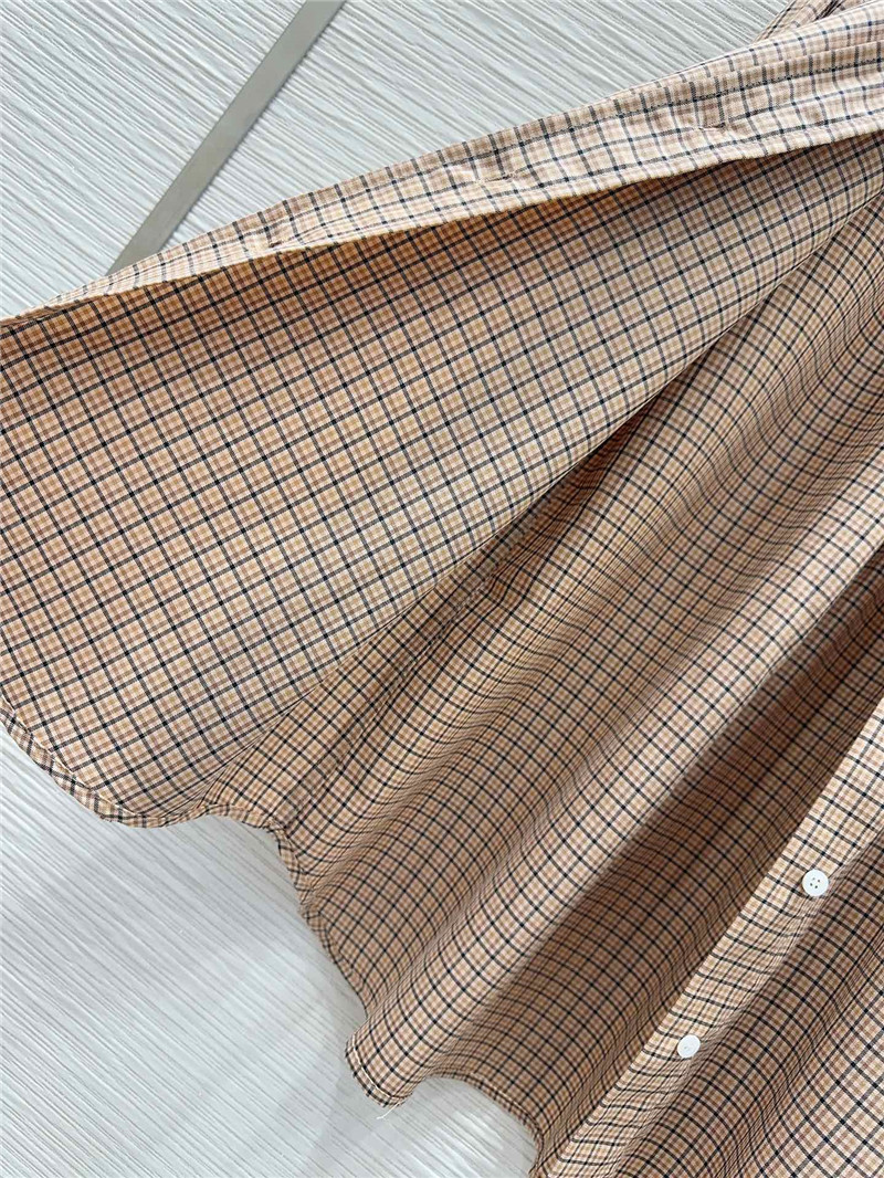 M1um1u plaid shirt replica d&g clothing