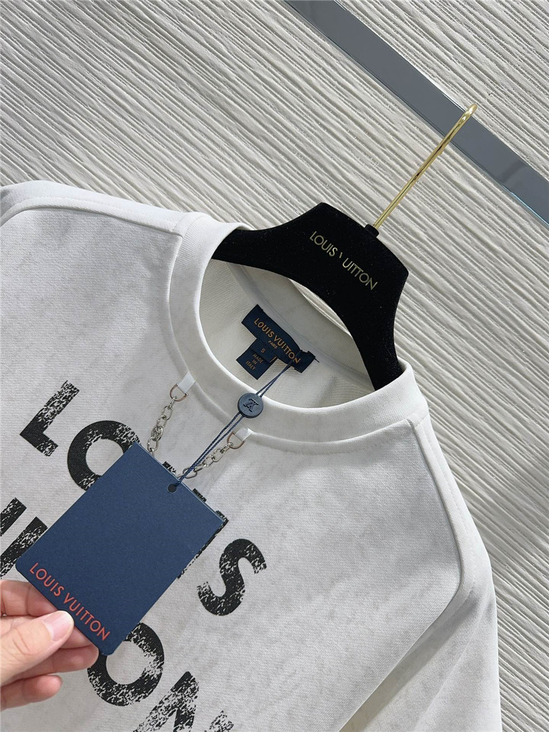 l0vis Vvtt0n white letter print t-shirt sets