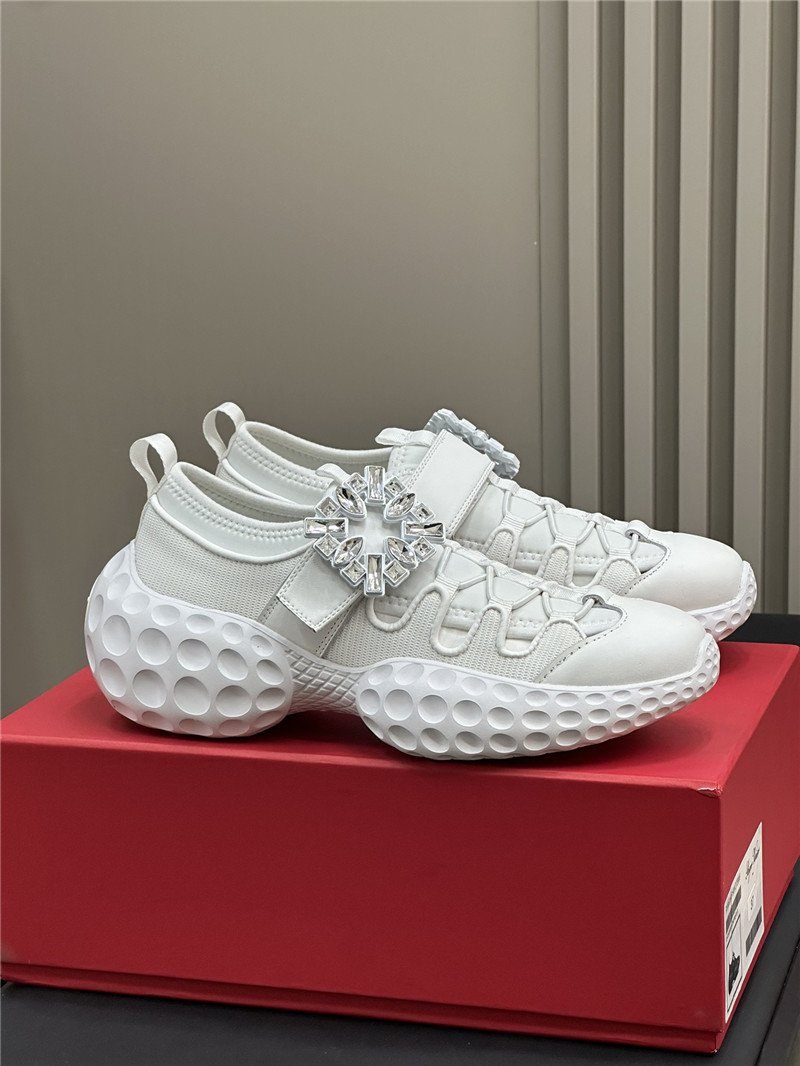 roger vivier D1am0nd buckle sneakers