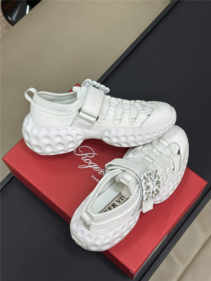 roger vivier D1am0nd buckle sneakers