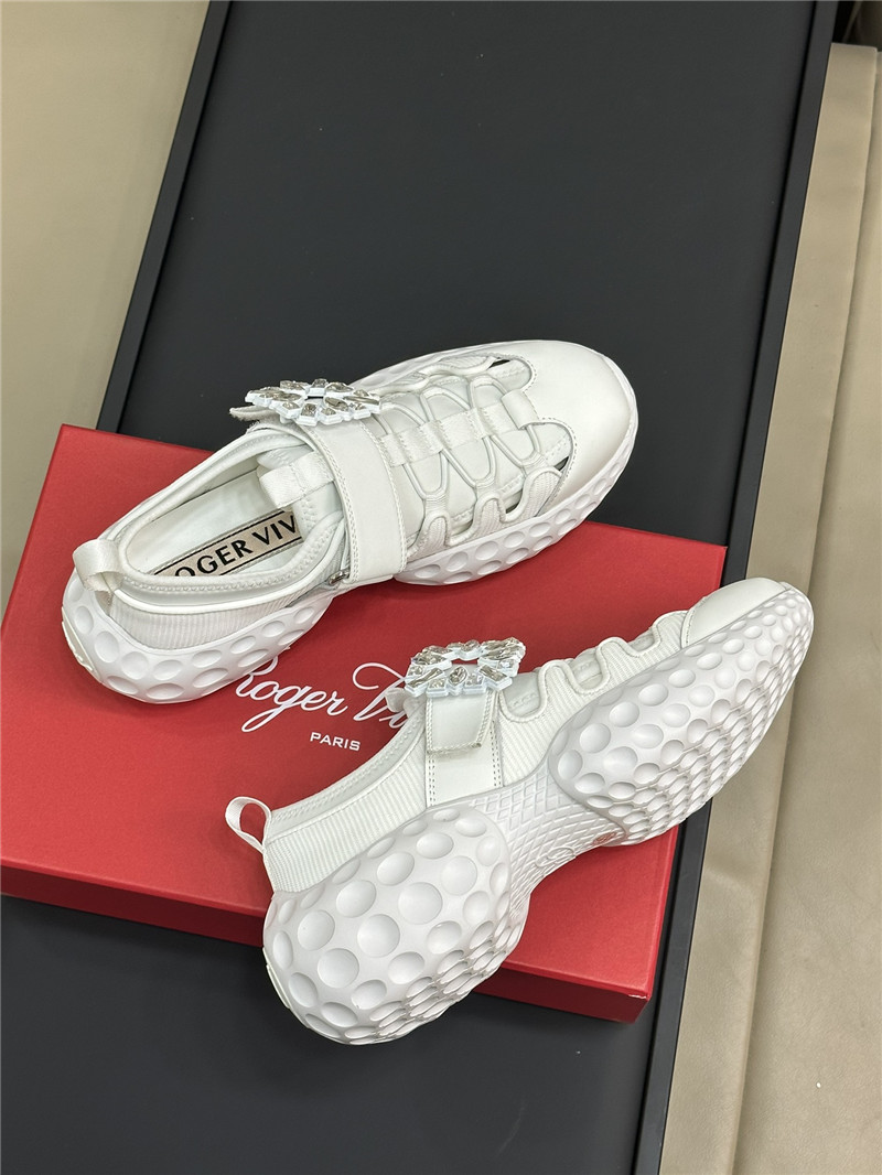 roger vivier D1am0nd buckle sneakers