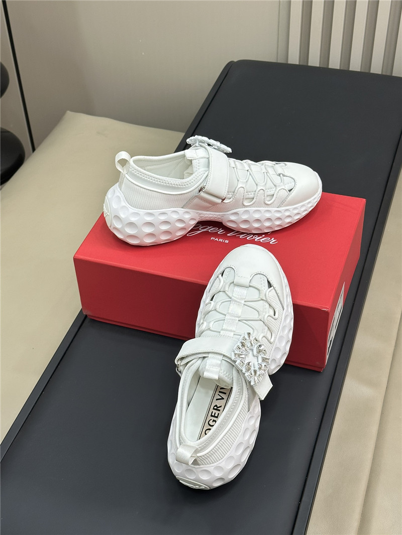 roger vivier D1am0nd buckle sneakers