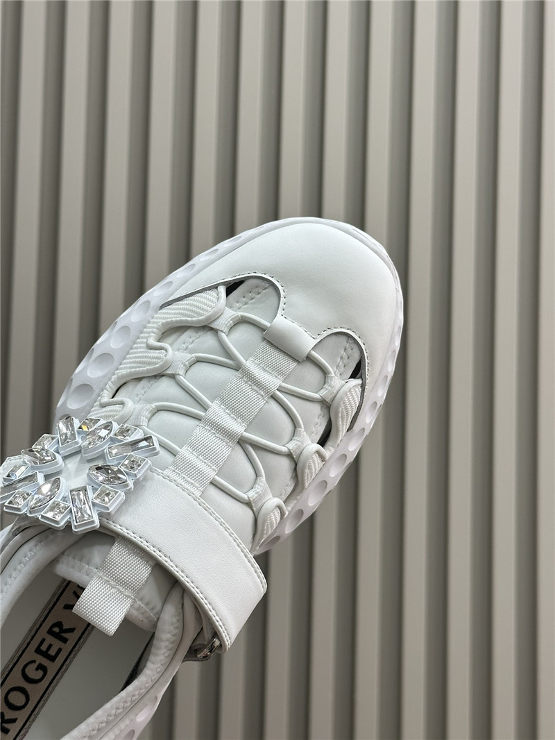 roger vivier D1am0nd buckle sneakers