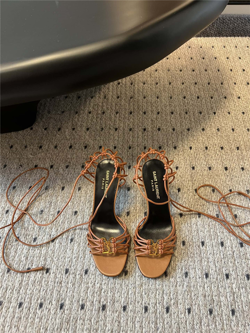 Sa1nt Lau*nt babylone 90mm leather sandals