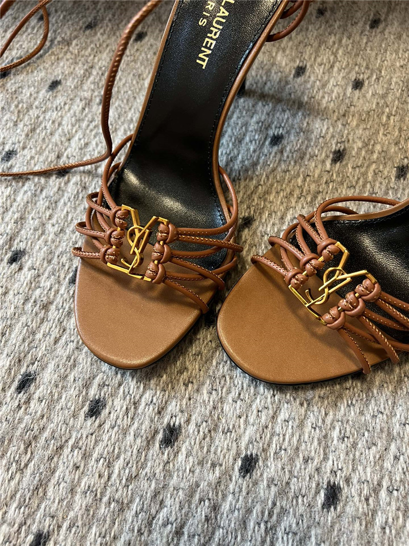 Sa1nt Lau*nt babylone 90mm leather sandals