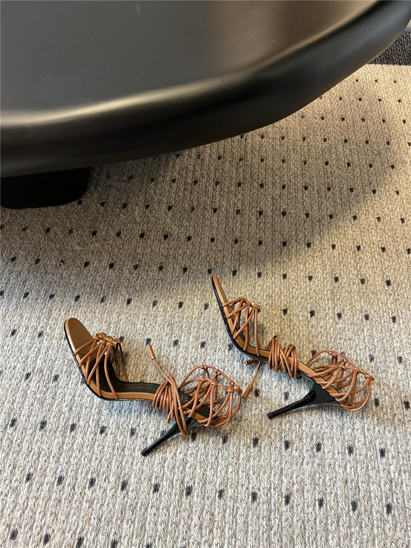 Sa1nt Lau*nt babylone 90mm leather sandals