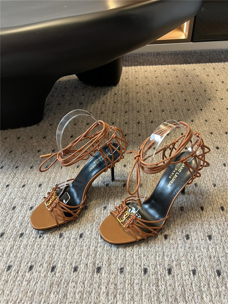 Sa1nt Lau*nt babylone 90mm leather sandals