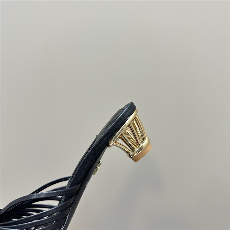 Ferragamo Multi-Strap 40mm Leather Mules