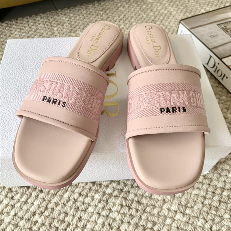D10r nude calfskin dway slide