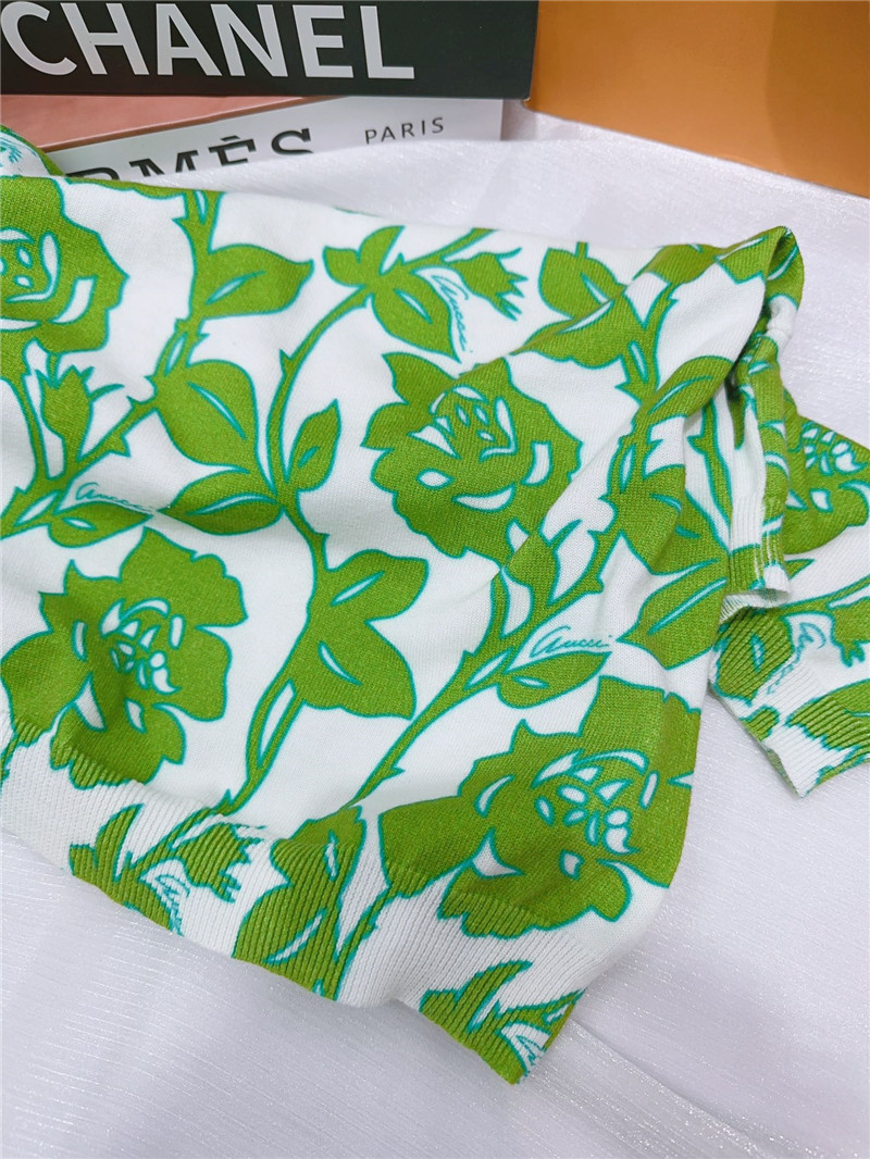 Gucci round neck short sleeve thin top replica d&g clothing