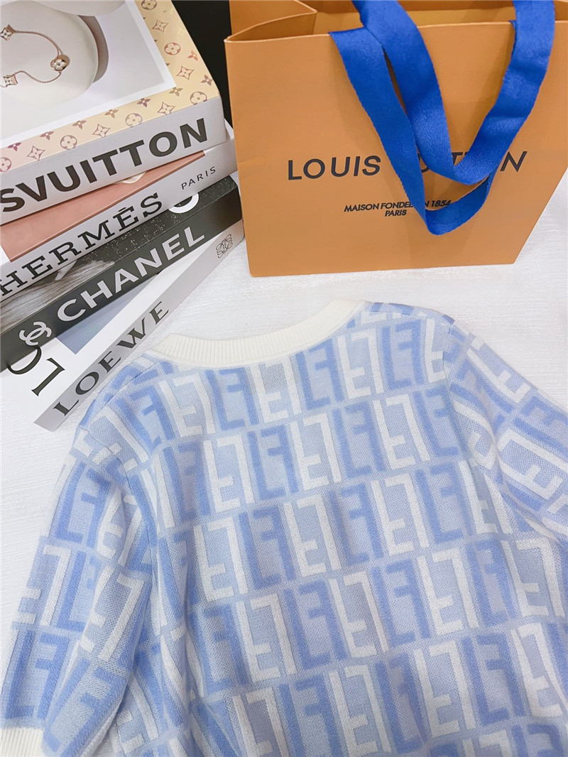 F**di short-sleeved knitted top replica clothes