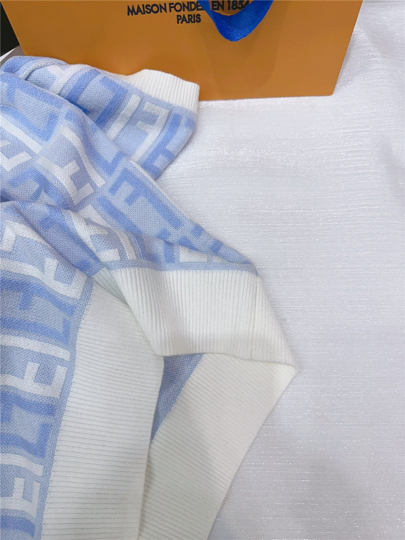 F**di short-sleeved knitted top replica clothes