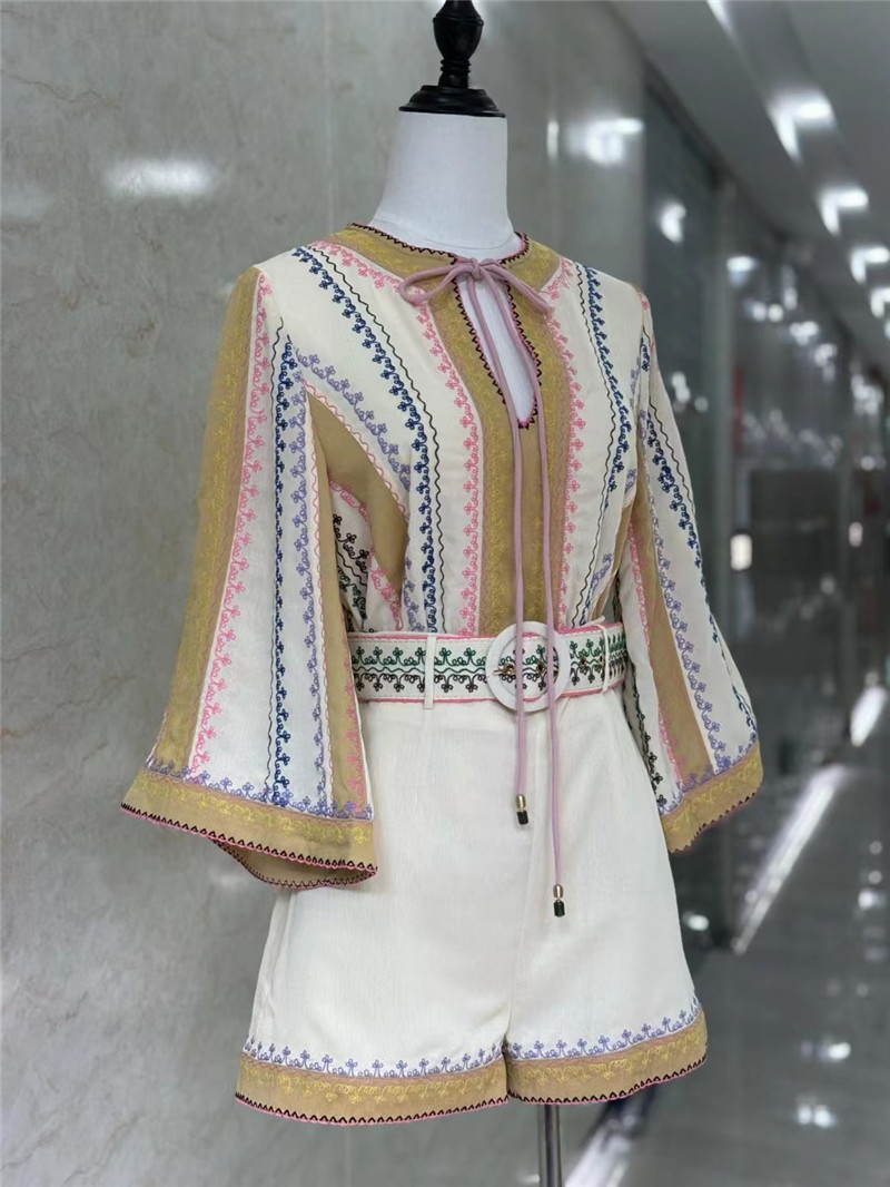 zimm crew neck top shorts suit replica d&g clothing