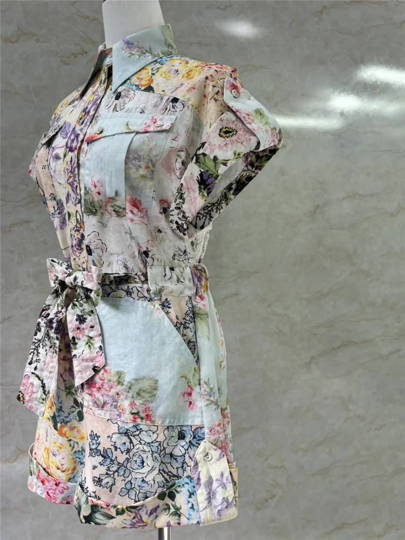 zimm belted waist jumpsuit replica d&g clothing