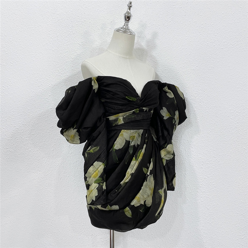 zimm one shoulder dress replica d&g clothing