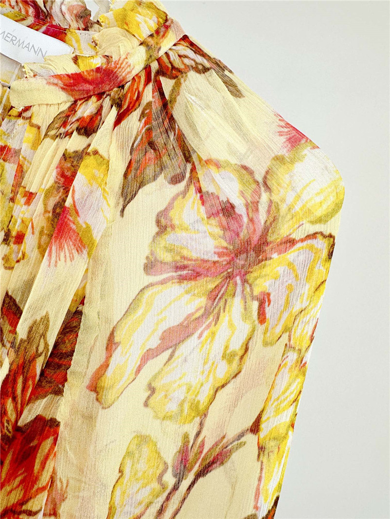 zimm lantern sleeve tie top replica d&g clothing