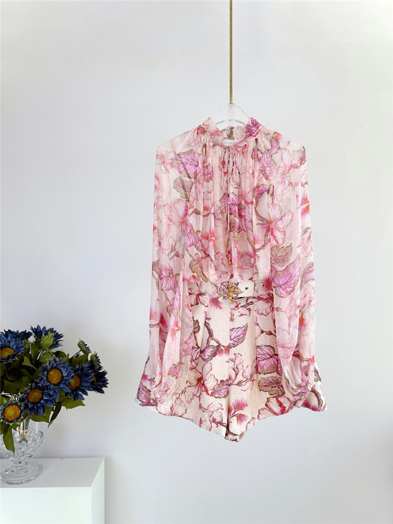 zimm lantern sleeve tie top replica d&g clothing