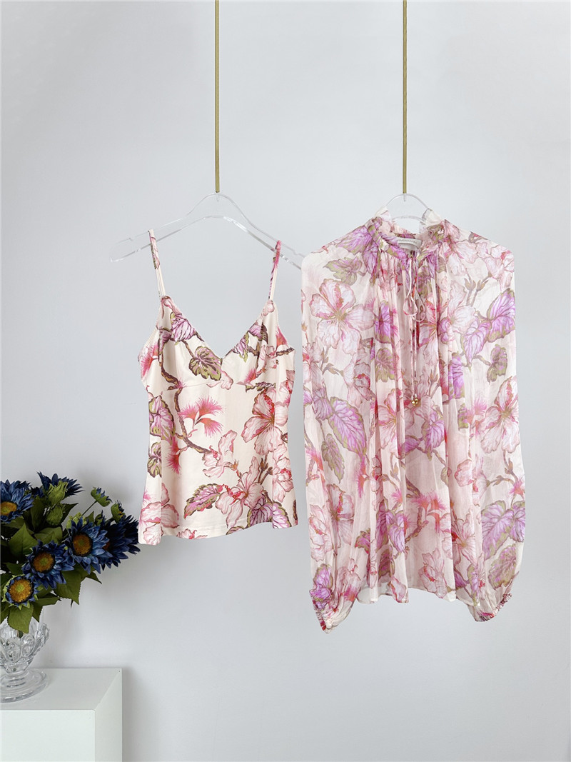 zimm lantern sleeve tie top replica d&g clothing