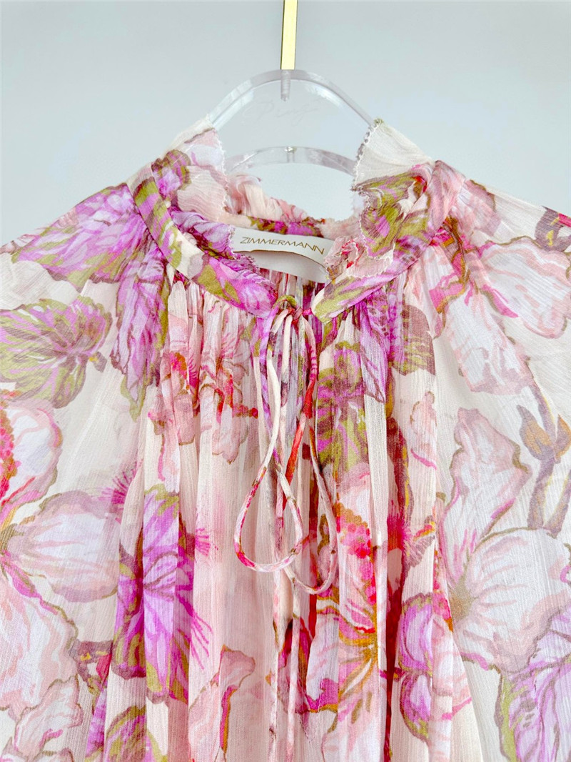 zimm lantern sleeve tie top replica d&g clothing