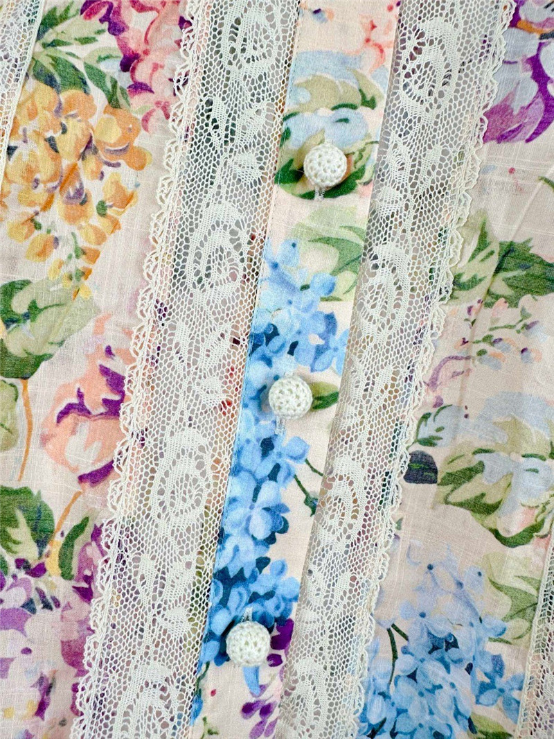 zimm lace trim long sleeve shirt replica d&g clothing