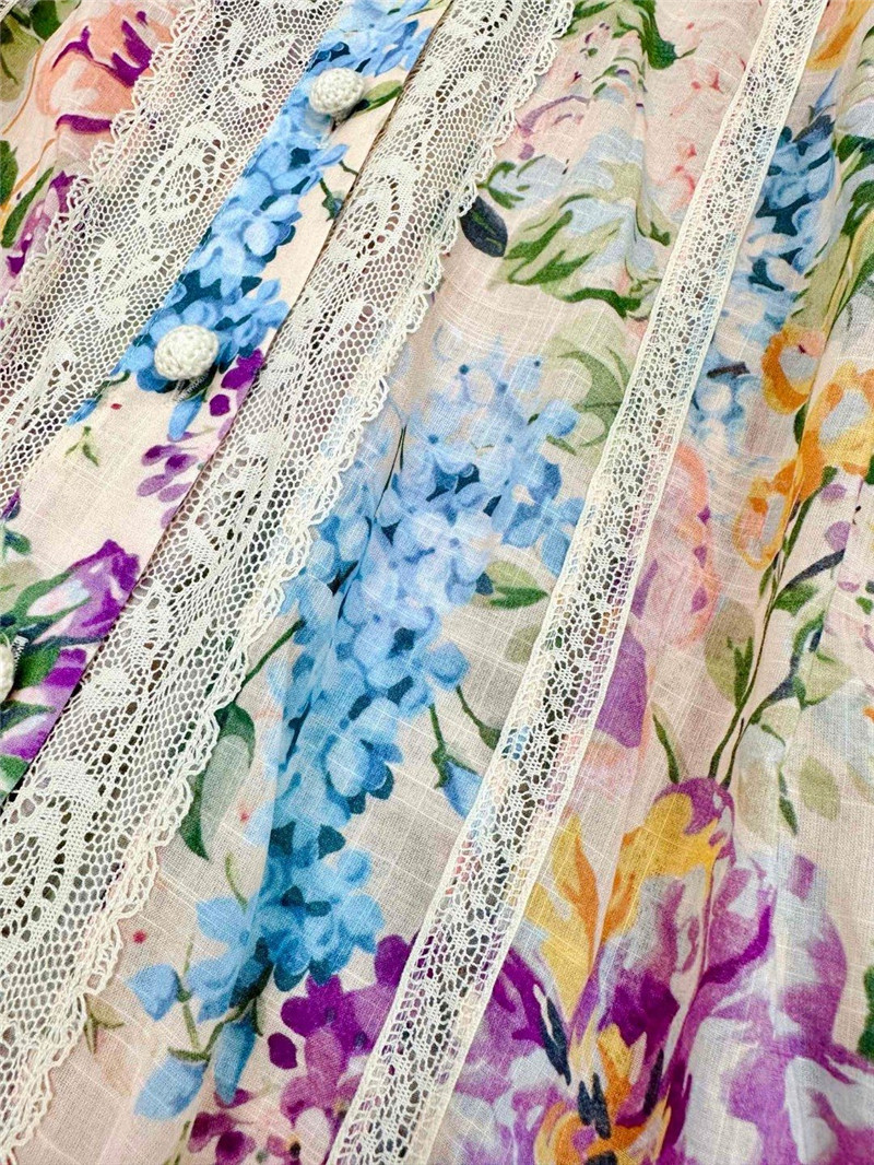 zimm lace trim long sleeve shirt replica d&g clothing