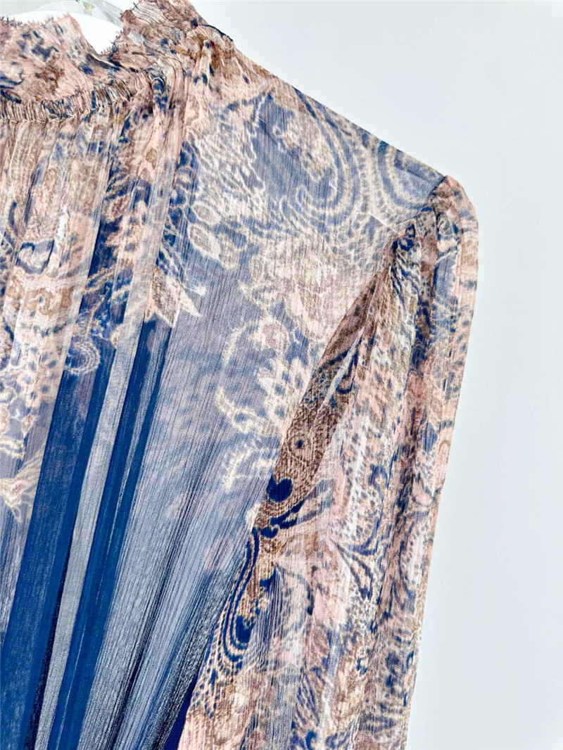 zimm high neck long sleeve midi dress replica designer clothes