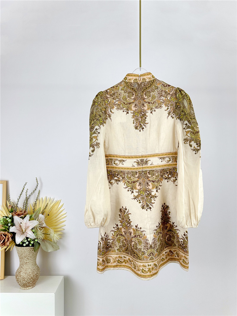 zimm lantern sleeve mini dress replica clothes