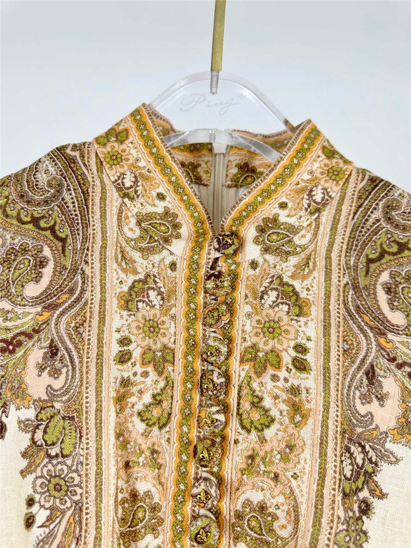 zimm lantern sleeve mini dress replica clothes