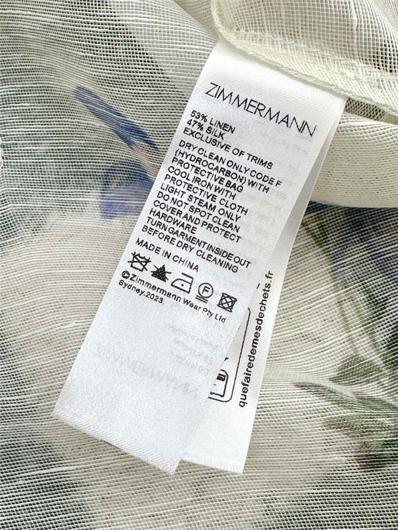 zimm high neck lantern sleeve women’s shirt tops replica clothes