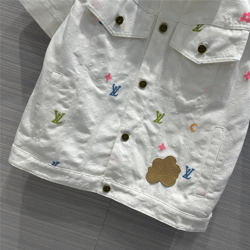 l0vis Vvtt0n lv denim short sleeve jacket replica clothes