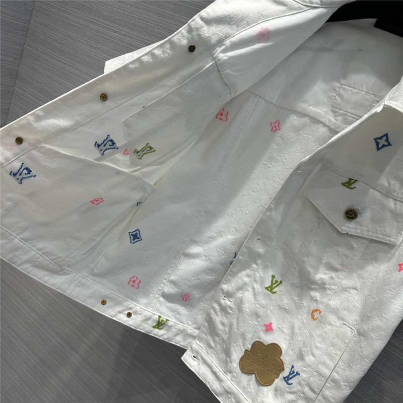 l0vis Vvtt0n lv denim short sleeve jacket replica clothes