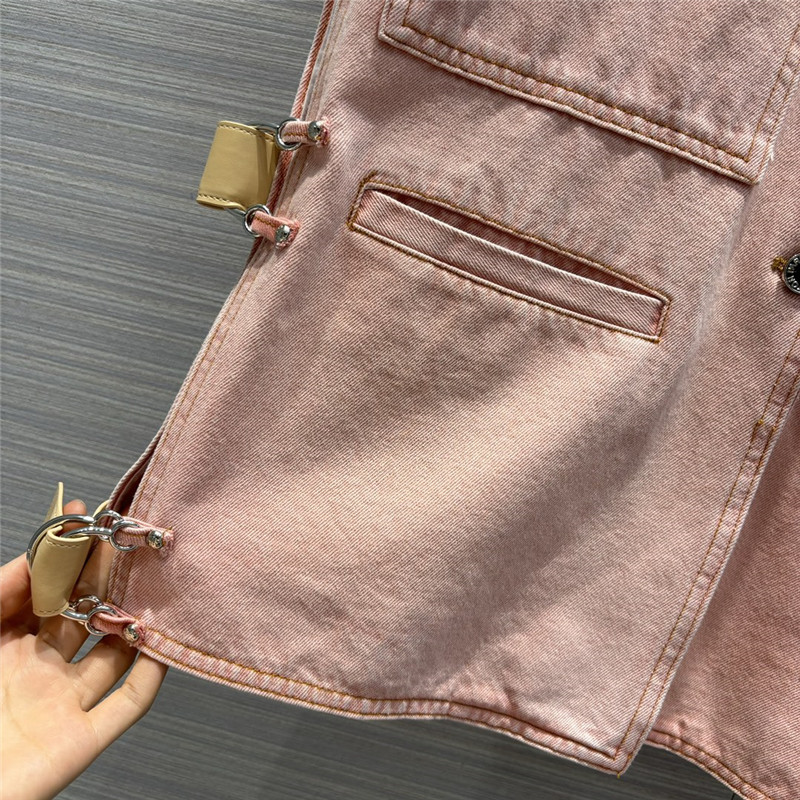 louis vuitton LV denim work vest jacket replica d&g clothing