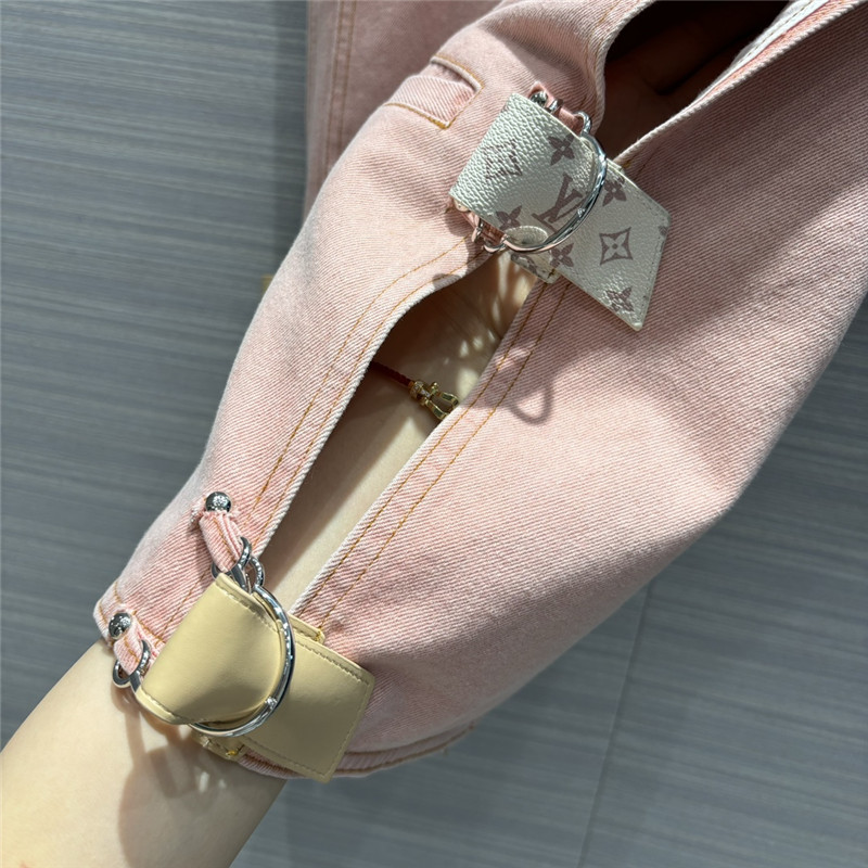 louis vuitton LV denim work vest jacket replica d&g clothing