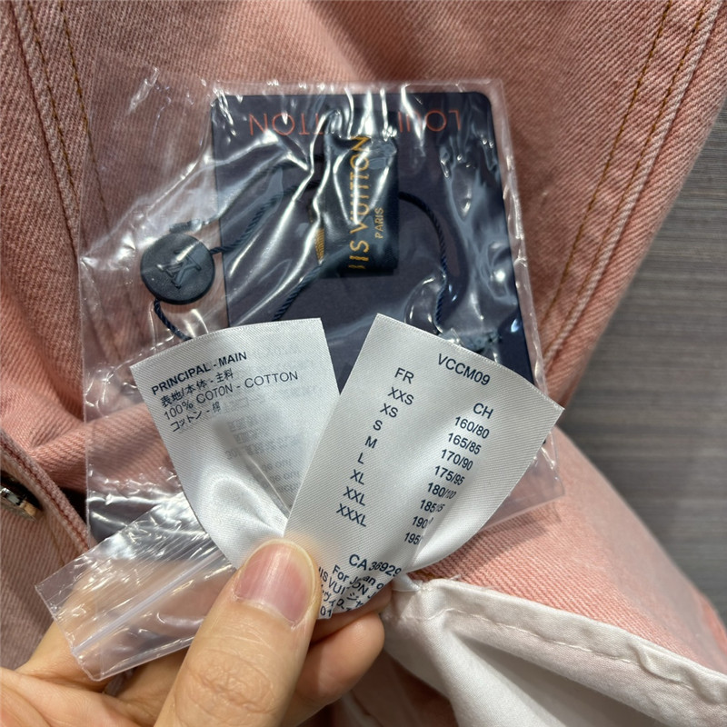 louis vuitton LV denim work vest jacket replica d&g clothing