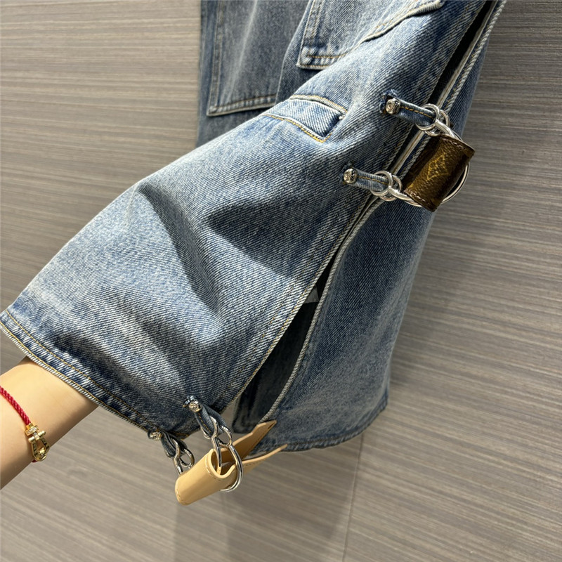 louis vuitton LV denim work vest jacket replica d&g clothing