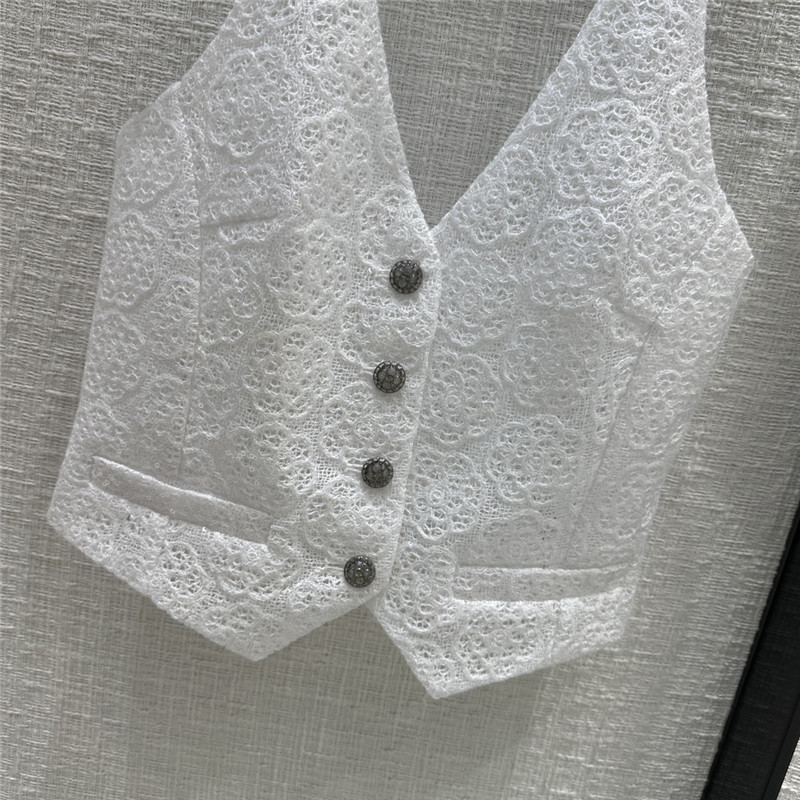 Ch**el camellia water-soluble halterneck replica designer clothes