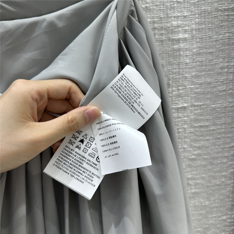 Pra*a low waisted pleated skirt cheap replica designer clothes