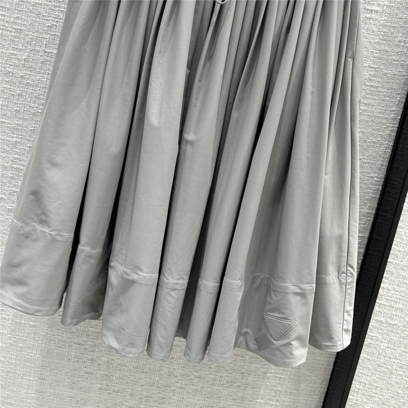 Pra*a low waisted pleated skirt cheap replica designer clothes