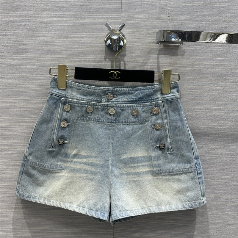 Ch**el denim shorts replica d&g clothing
