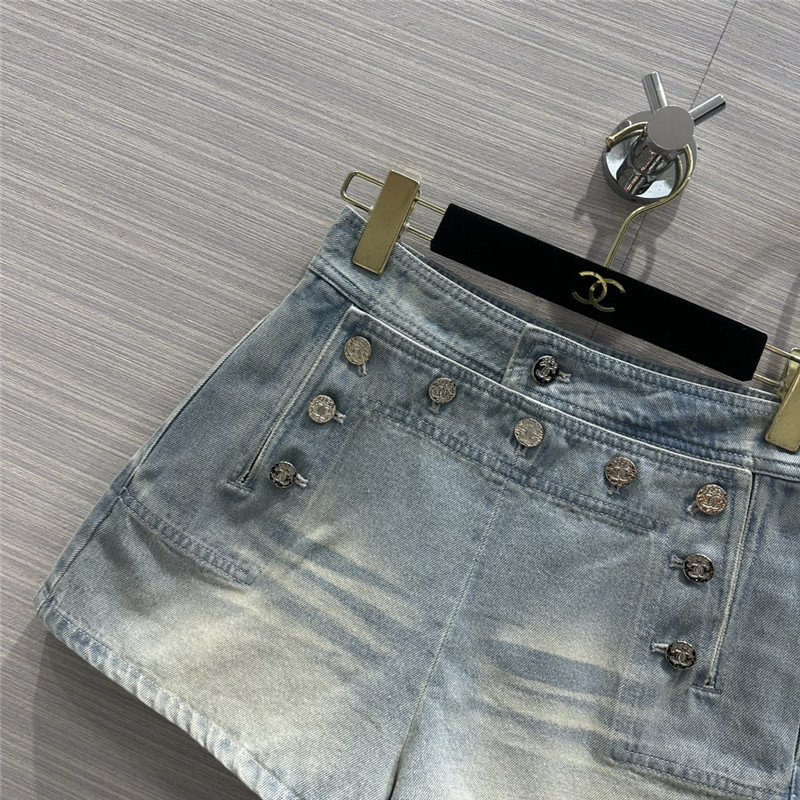 Ch**el denim shorts replica d&g clothing