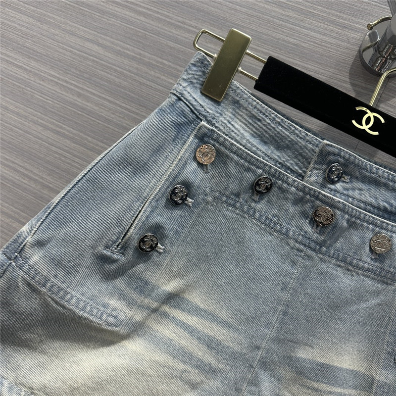 Ch**el denim shorts replica d&g clothing