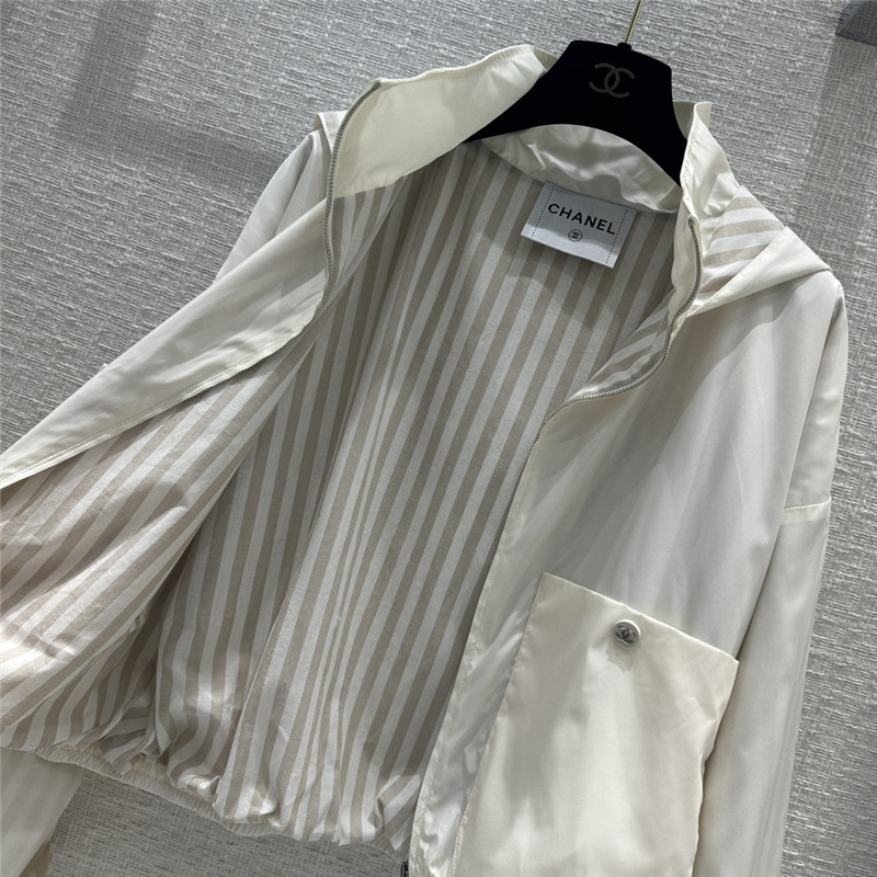 Ch**el nylon windbreaker jacket replica clothing sites