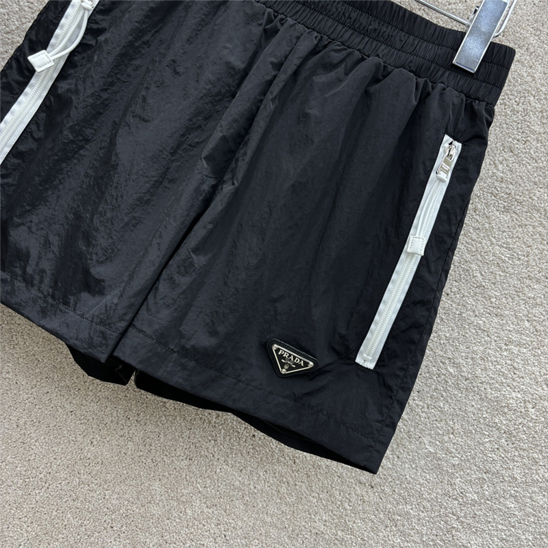 Pra*a contrast color sun protection casual suit replica clothing