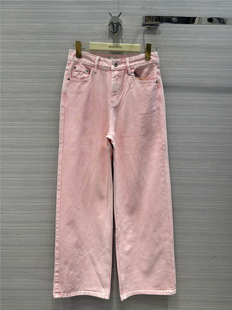 M1um1u straight jeans cheap replica designer clothes