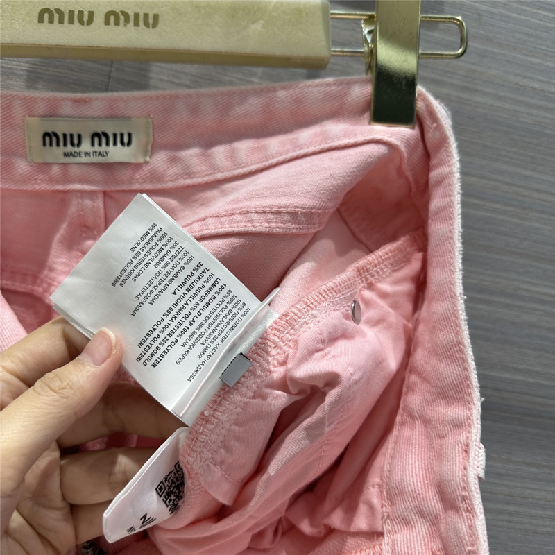 M1um1u straight jeans cheap replica designer clothes