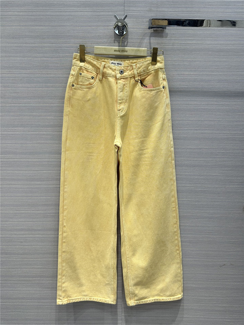 M1um1u straight jeans cheap replica designer clothes