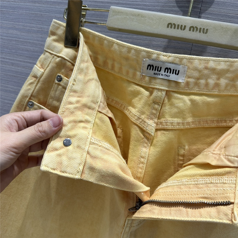 M1um1u straight jeans cheap replica designer clothes